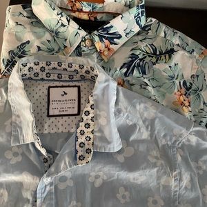 Denim & flower Ricky Singh short sleeve shirts